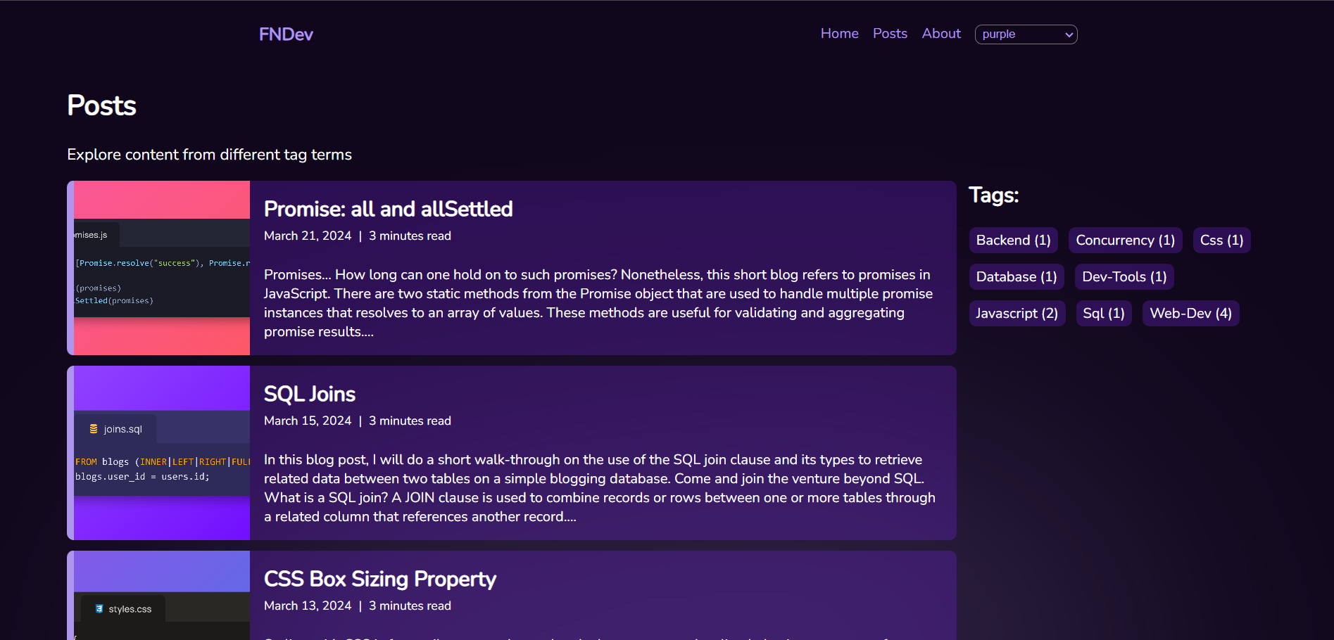 error loading project image