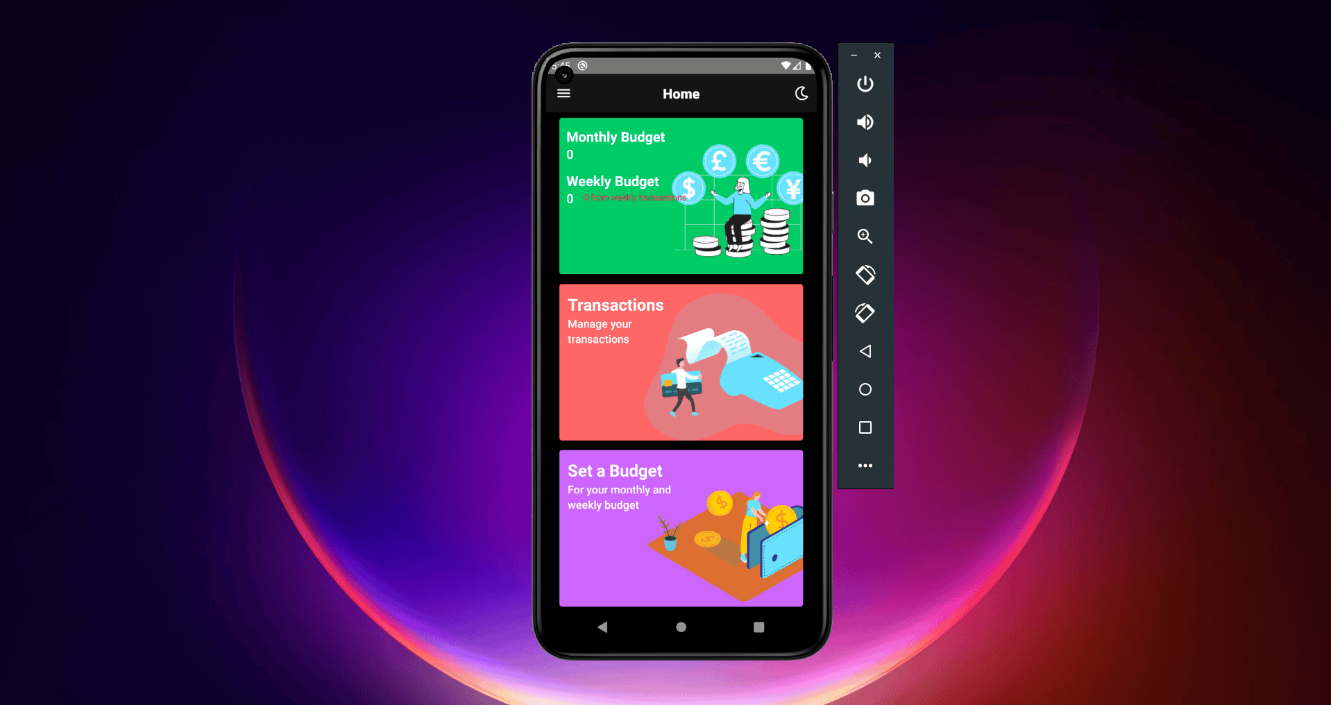 error loading project image
