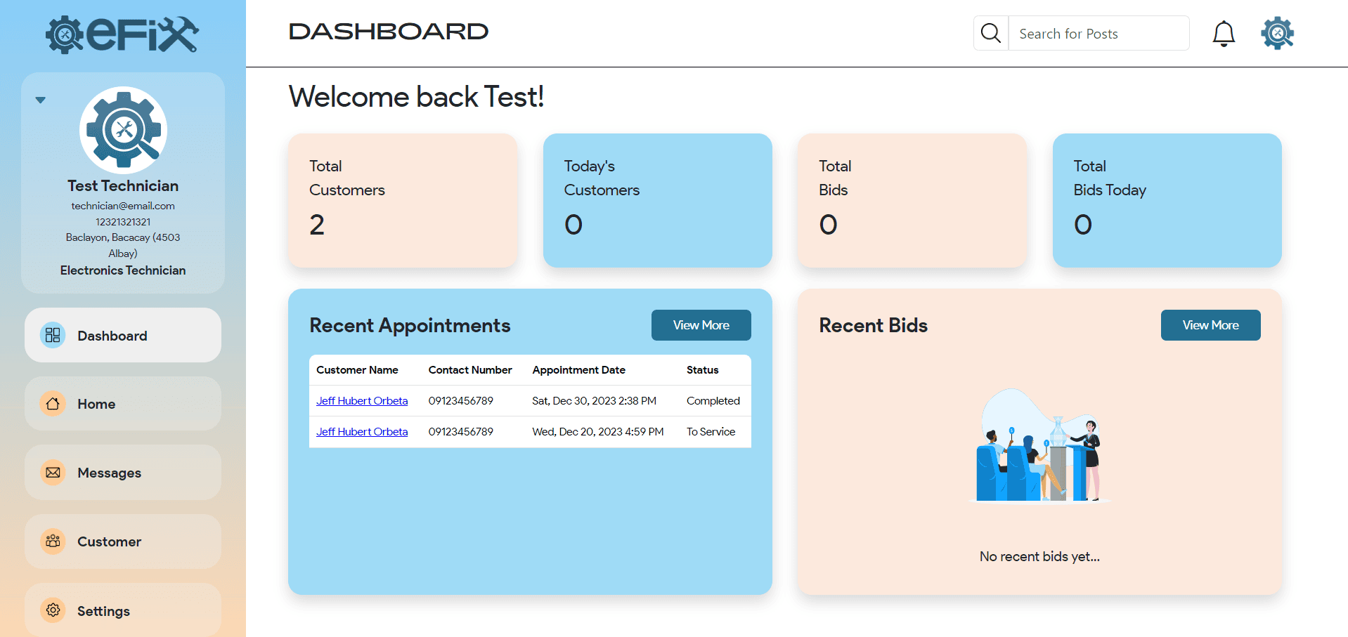 error loading project image