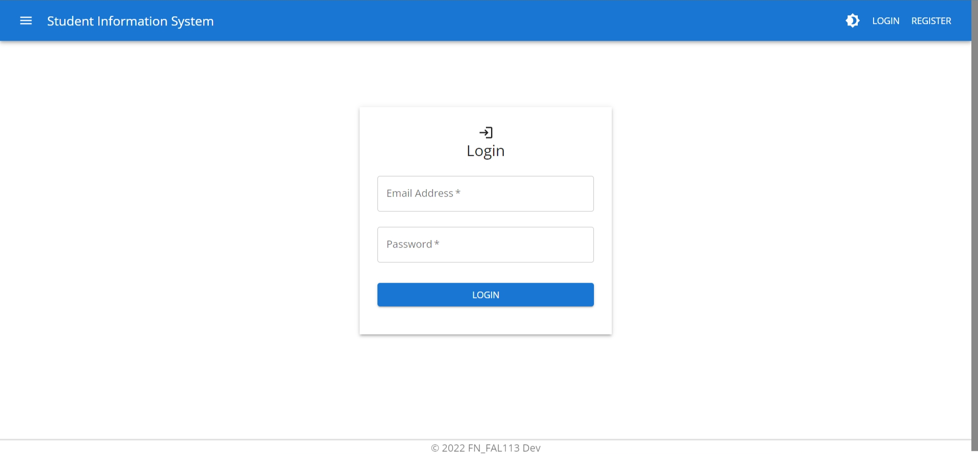 error loading project image