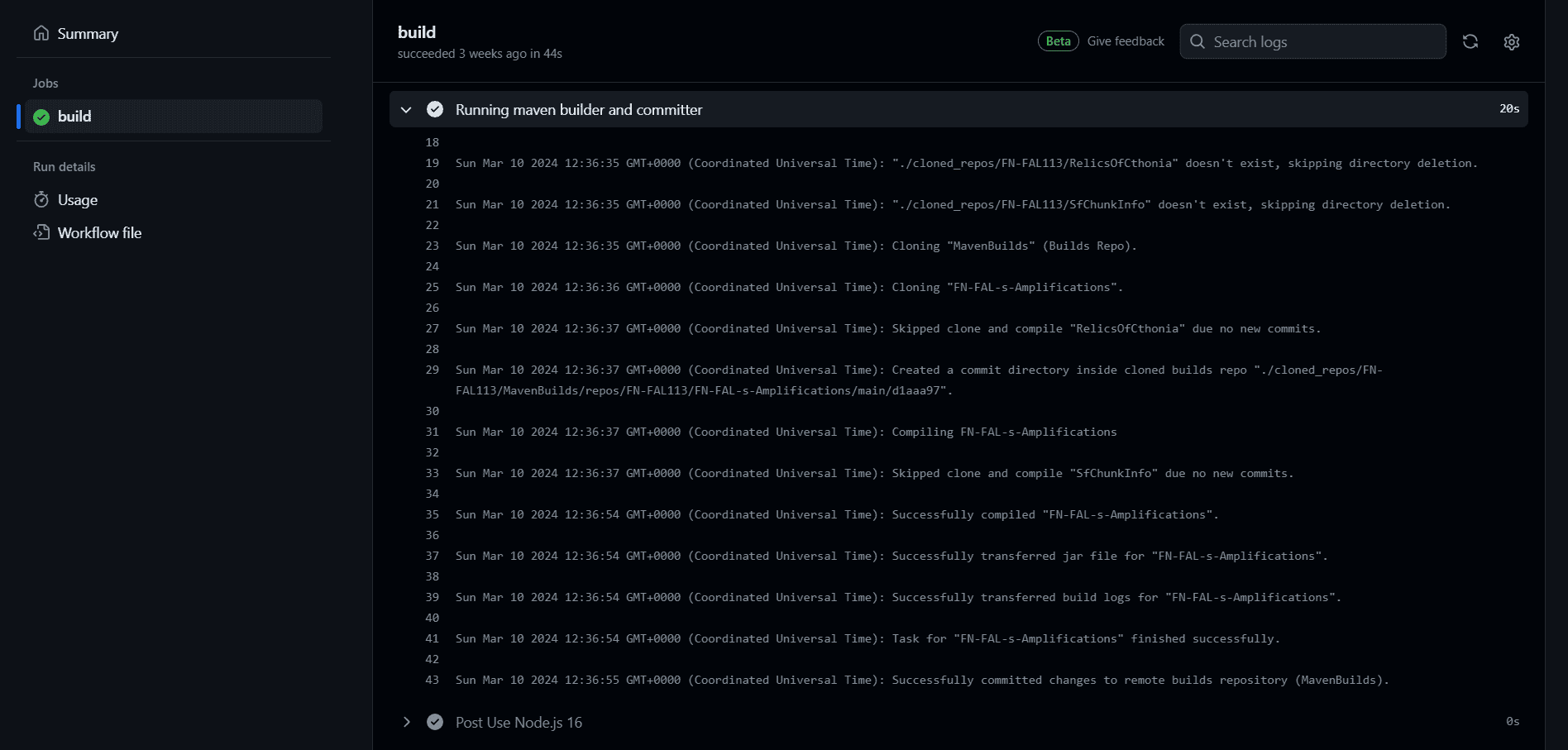 error loading project image