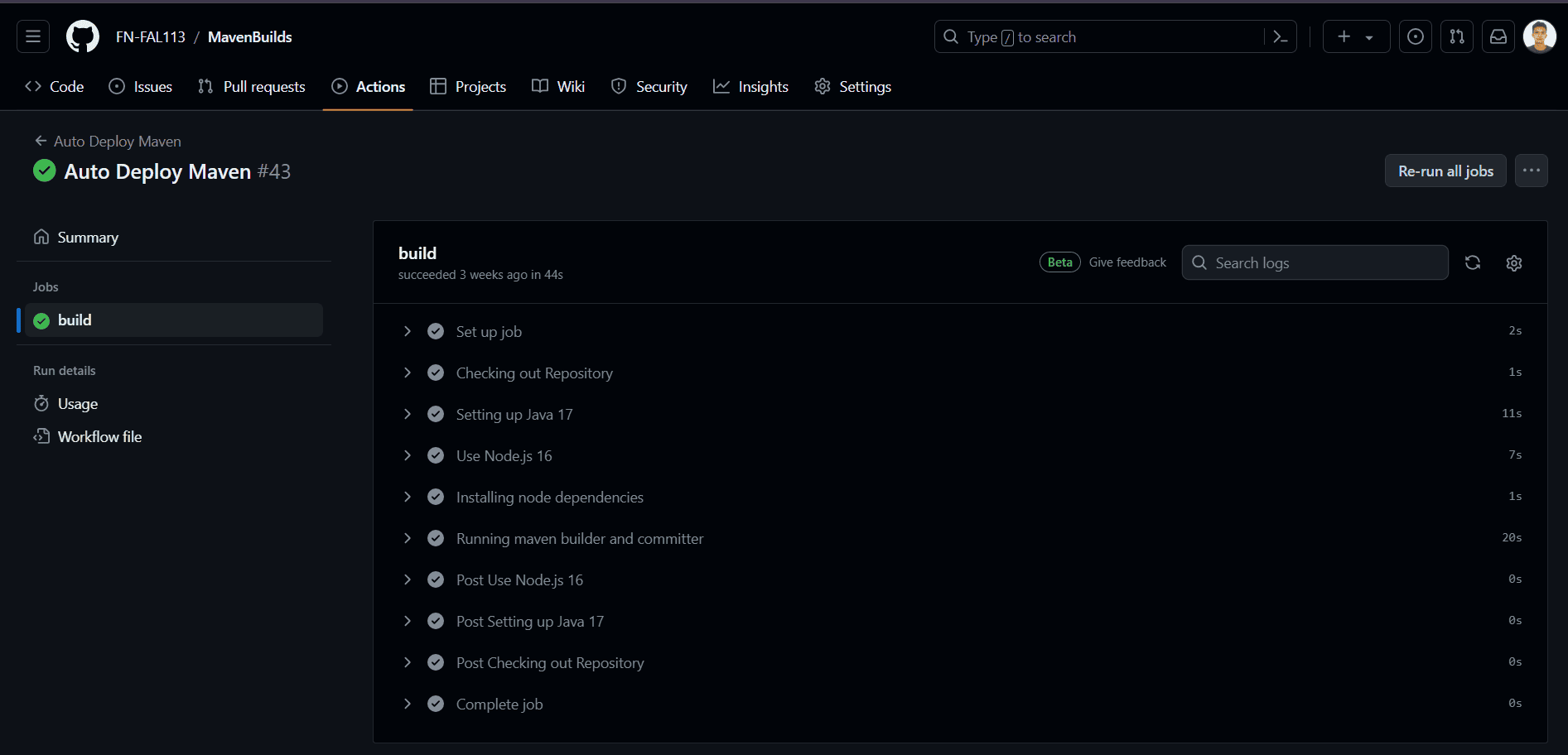 error loading project image