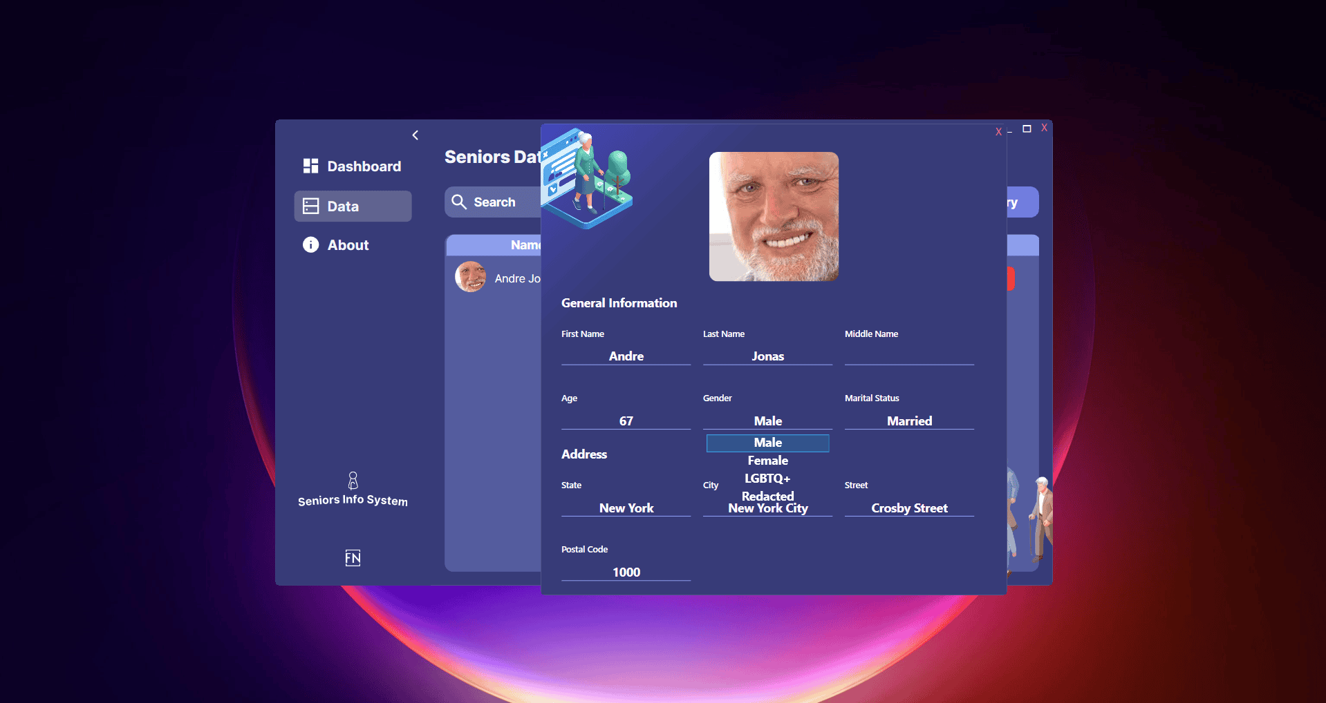error loading project image